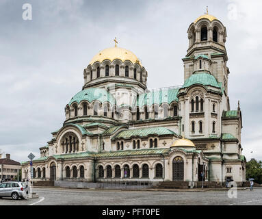Die Alexander Nevsky Kathedrale in Sofia, Bulgarien Foto Stock