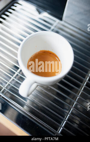 Buona qualità espresso fresco Foto Stock