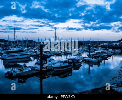 Conwy Marina Foto Stock