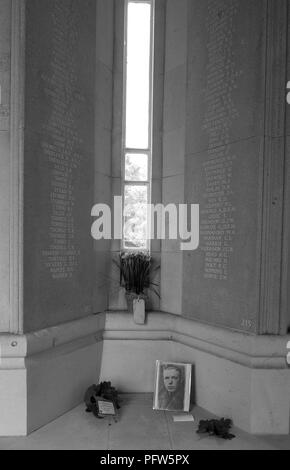 13 Giugno 2015 Il Runnymede Air Forces Memorial, progettato da Sir Edward Maufe, per commemorare, gli uomini e le donne che hanno perso la vita durante la seconda guerra mondiale, Foto Stock