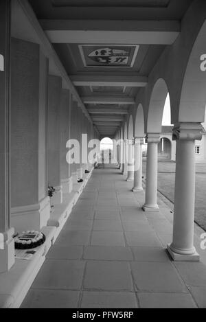 13 Giugno 2015 Il Runnymede Air Forces Memorial, progettato da Sir Edward Maufe, per commemorare, gli uomini e le donne che hanno perso la vita durante la seconda guerra mondiale, Foto Stock