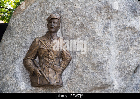 Un monumento di soldati maledetto in Gdansk, Polonia. 4 agosto 2018 © Wojciech Strozyk / Alamy Stock Photo Foto Stock