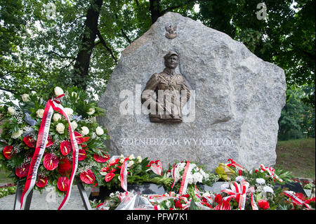 Un monumento di soldati maledetto in Gdansk, Polonia. 4 agosto 2018 © Wojciech Strozyk / Alamy Stock Photo Foto Stock