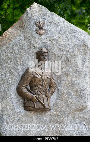 Un monumento di soldati maledetto in Gdansk, Polonia. 4 agosto 2018 © Wojciech Strozyk / Alamy Stock Photo Foto Stock