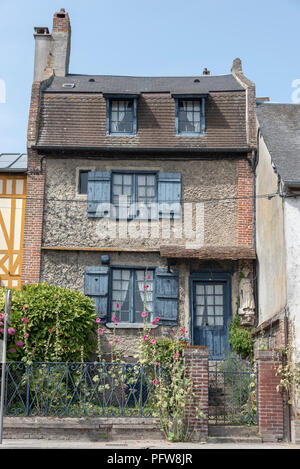 Architettura tradizionale in St-Valery-sur-Somme Foto Stock