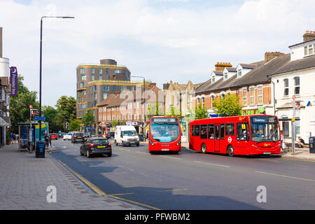 Station Road, Sidcup, London Borough of Bexley, Greater London, England, Regno Unito Foto Stock