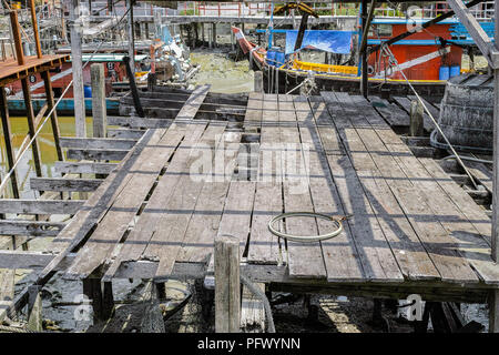 Sekinchan villaggio di pescatori, la Malaysia peninsulare. Foto Stock