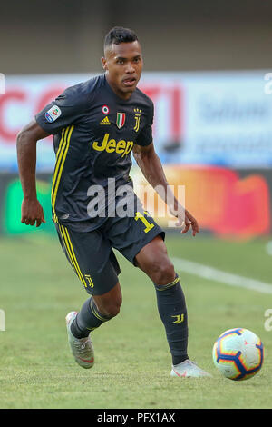 Lo Stadio Bentegodi di Verona, Italia - 18/08/2018 Cristiano Ronaldo di Juvemtus durante la sua prima serie di una partita di calcio. Credito: Giampiero Sposito/Pacific premere (foto di Giampiero Sposito / Pacific Stampa) Foto Stock