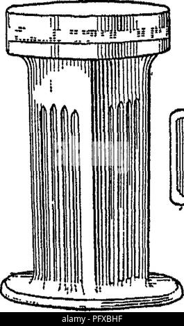 . Batteriologia e micologia degli alimenti. Il cibo. 80 Tecnica di colorazione preparazione del livello di smear. Il sineai sul skcle oi di vetro di copertura deve essere uniforme e non troppo spessa. Per questo makuig, a pulire il vetro di copertura è lexnoved fiom la bottiglia e il permesso di diy in aria o mediante esposizione alla fiamma per mezzo oi di un'ansa di platino sterile posto un piccolo diop di acqua sterile sulla slitta e strofinare un httle della cultura m. Si consiglia di non mescolare troppo ma da dolci maschiature appaiate aggiungere sufficiente della crescita alla goccia d'acqua. Diffondere la goccia di acqua sul vetro. Â. Si prega di notare che queste immagini vengono estratte dalla scansione p Foto Stock