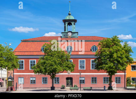 Municipio nella piazza principale (Stora Torget), Sala, Västmanland, Svezia Foto Stock