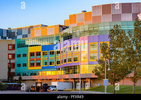 Alberta ospedale per bambini, Calgary, Alberta, Canada. Foto Stock