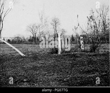 . Bird Studies con una telecamera : con capitoli introduttivi sul vestito e metodi del fotografo di uccelli . Gli uccelli e la fotografia di uccelli. 14 BIRD STUDIES CON UNA TELECAMERA ottenuta nelle stesse condizioni con lenti diverse. Il posizionamento di un montato lo sfarfallio {Colaptes auratus) su un palo da recinzione e impostare il mio treppiede a misurata. 2. Lente Test n. 1. Flicker montata su palo da recinzione, distanza cinquanta piedi. Gie:ht-incli focus, Zeis.s Cabrio, No. 10, Serie VLT una lente; dia- phragm F. J^, V2&amp; seconda ; Cramer " Crown " piastra. I'hotograplicd a mezzogiorno, in presenza di luce solare, novembre .30, 1800. dist. Foto Stock