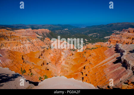 Vista superiore del Grand Canyon National Park, North Rim al tramonto. Arizona Foto Stock