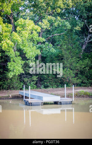 Un percorso per la al lago di Texoma, Texas Foto Stock