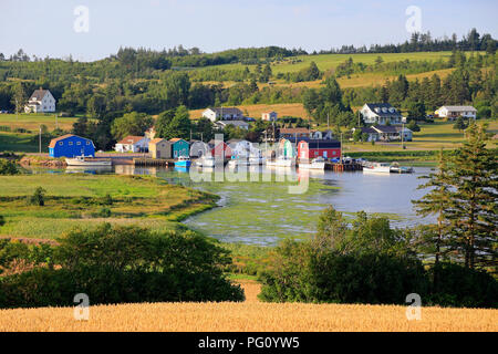 Fiume francese Prince Edward Island, Canada Foto Stock