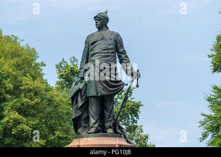 La fotografia di una vecchia statua - Otto von Bismarck Foto Stock