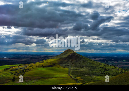 Roseberry Topping di sera Foto Stock