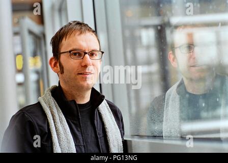 Sascha Lange, autore e cantante della band "anday club music". Foto Stock