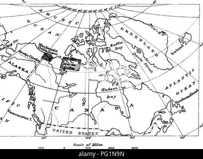 . Relazione della Artico Canadese Expedition 1913-18. Spedizioni scientifiche. . Si prega di notare che queste immagini vengono estratte dalla pagina sottoposta a scansione di immagini che possono essere state migliorate digitalmente per la leggibilità - Colorazione e aspetto di queste illustrazioni potrebbero non perfettamente assomigliano al lavoro originale. Artico Canadese spedizione (1913-1918). Ottawa, F. A. Acland, Stampante per il re Foto Stock