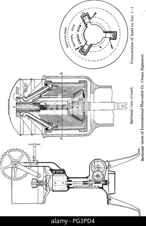 . Principi e Pratica di burro-making : un trattato sulle proprietà fisiche e chimiche del latte e delle sue componenti, il trattamento del latte e della crema di latte e la fabbricazione di burro da esso . Il burro e il latte. . Si prega di notare che queste immagini vengono estratte dalla pagina sottoposta a scansione di immagini che possono essere state migliorate digitalmente per la leggibilità - Colorazione e aspetto di queste illustrazioni potrebbero non perfettamente assomigliano al lavoro originale. McKay, George Lewis; Larsen, cristiana, 1874-. New York : J. Wiley &AMP; figli Foto Stock