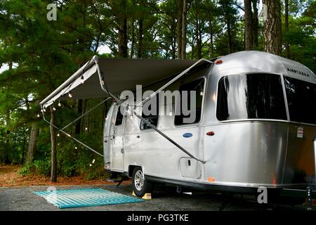 Airstream trailer di viaggio Foto Stock