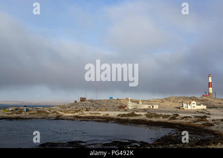 Faro, Diaz Point, vicino a Lüderitz, Diamond costa Riserva Naturale, Karas, Namibia Foto Stock