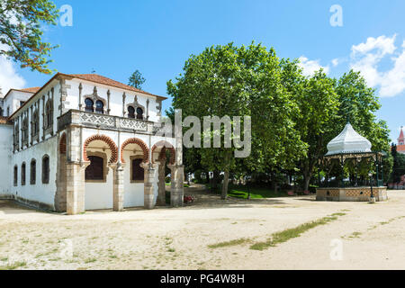 Don Manuel Royal Palace, Pavilion giardino pubblico Merendas, Sito Patrimonio Mondiale dell'UNESCO, Evora, Alentejo, Portogallo Foto Stock