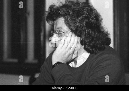 Il scrittore Ungherese Peter Esterhazy a Vienna nel 1989. Foto Stock