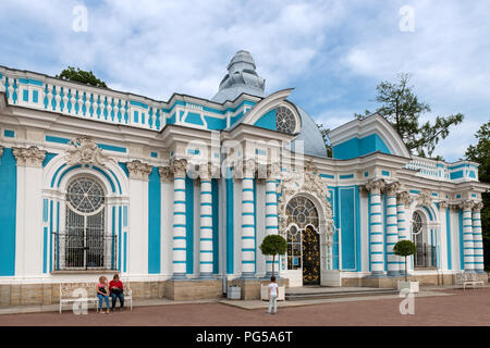 ST.PETERSBURG, Russia - 19 agosto 2017: Pavilion Grotta. Il Carskoe Selo è stato Museum-Preserve. Situato nei pressi di San Pietroburgo Foto Stock