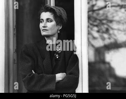 Lo scrittore austriaco Elfriede Jelinek. Foto Stock