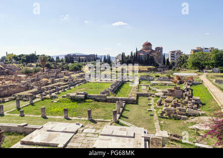 La Grecia, Attica, Atene antica tomba Kerameikos cantiere Foto Stock