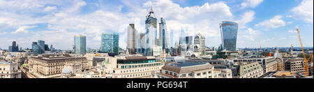 City of London Stock Exchange Tower, torre 42, 22 e 100 Bishopsgate, Cheesegrater, bisturi, Willis Edificio, 20 Gracechurch Street, walkie-talkie Foto Stock