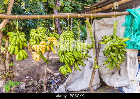 Una tipica vista in Santa Marta in Colombia. Foto Stock