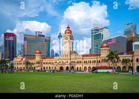 Palazzo Sultano Abdul Samad di Kuala Lumpur in Malesia Foto Stock