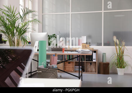 Interno di un loft di business office Foto Stock