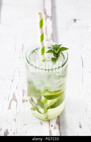 Menta Lime limonata allo zenzero Foto Stock