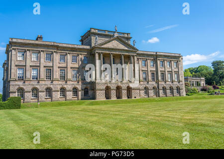 Casa di Lyme a Lyme Park Cheshire nel sole primaverile Foto Stock