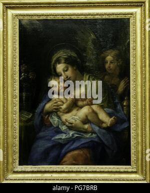 Attribuito a Carlo Maratti - Madonna e Bambino - 73.1 - Foto Stock