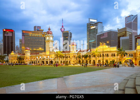 Palazzo Sultano Abdul Samad di Kuala Lumpur in Malesia Foto Stock