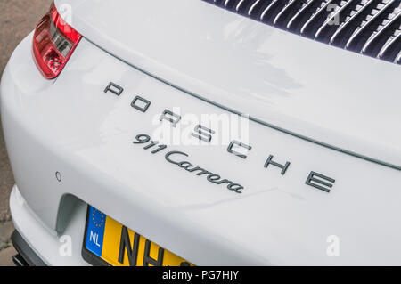 Porsche 911 Carrera a Amsterdam Paesi Bassi 2018 Foto Stock