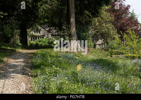 Parcevall Hall & Gardens, a Skyreholme in Wharfedale, Yorkshire Dales, REGNO UNITO Foto Stock