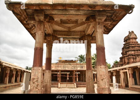 Bhoga Nandeeshwara tempio, Nandi Hills, Karnataka, India Foto Stock