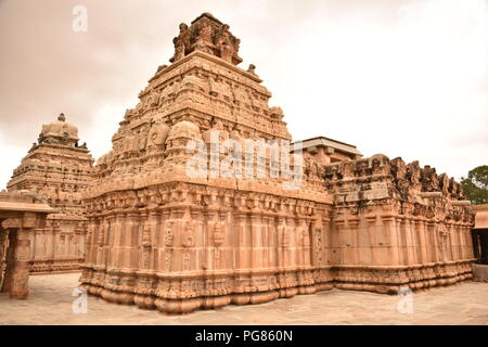 Bhoga Nandeeshwara tempio, Nandi Hills, Karnataka, India Foto Stock