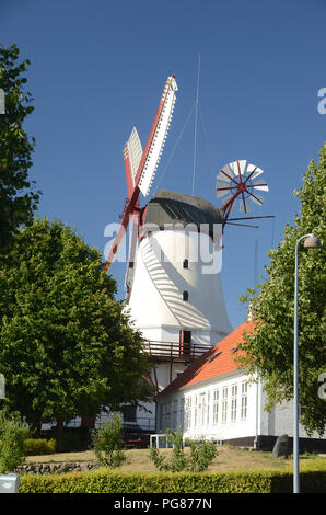 Sonderborg, Danimarca - 7 Agosto 2018: Danese simbolo nazionale Dybbol Molle, si vede in una vista laterale. Foto Stock