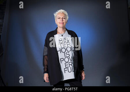 Edinburgh, Regno Unito. Il 25 agosto, 2018. Adele Patrick è l'Apprendimento Permanente e dello sviluppo creativo Manager a Glasgow le donne della Biblioteca. Nella foto al Edinburgh International Book Festival. Edimburgo, Scozia. Foto di Gary Doak / Alamy Live News Foto Stock