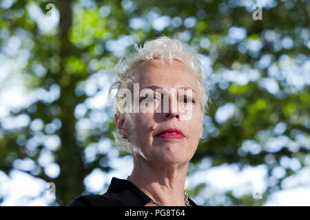 Edinburgh, Regno Unito. Il 25 agosto, 2018. Adele Patrick è l'Apprendimento Permanente e dello sviluppo creativo Manager a Glasgow le donne della Biblioteca. Nella foto al Edinburgh International Book Festival. Edimburgo, Scozia. Foto di Gary Doak / Alamy Live News Foto Stock