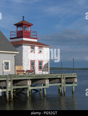 Faro Museo presso il Northumberland il Museo della Pesca su Caladh Avenue in Pictou, Nova Scotia Foto Stock