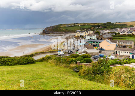 Ampia Haven in Pembrokeshire, Wales, Regno Unito Foto Stock