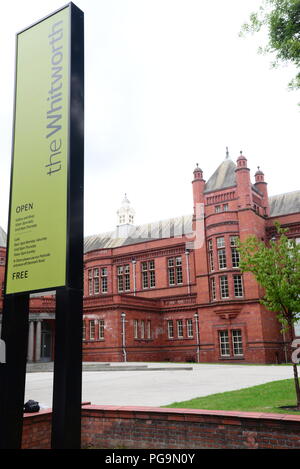 Whitworth Art Gallery Foto Stock