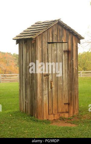 All'attico nella storica Appomattox Court House, VA, USA Foto Stock